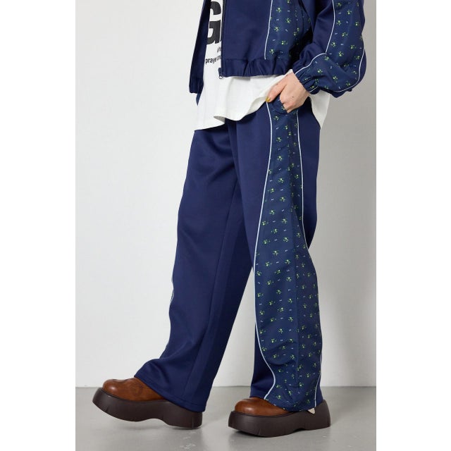 サイドパターンドッキングパンツ 柄NVY5
