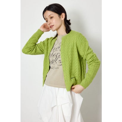 MINI ケーブルニット LIME｜詳細画像