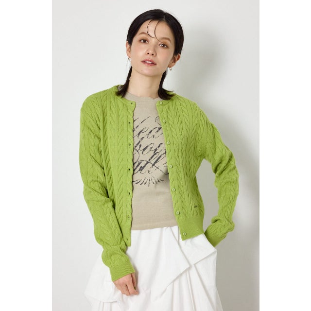 MINI ケーブルニット LIME