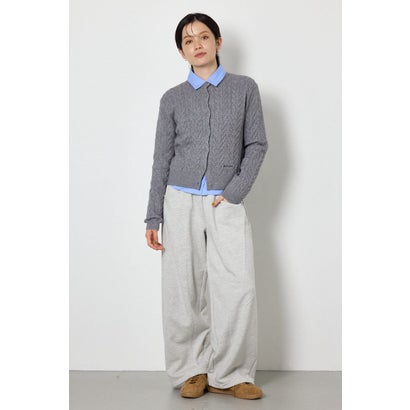 MINI ケーブルニット GRY｜詳細画像