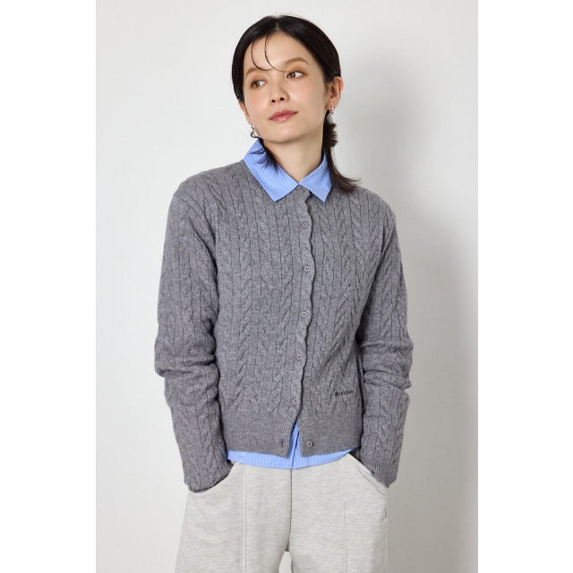 MINI ケーブルニット GRY