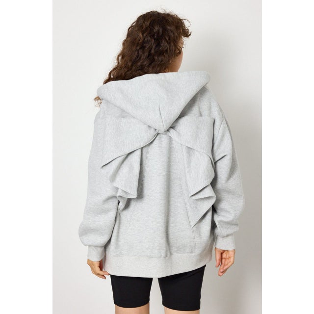 ビッグリボンダブルZIPパーカー L/T.GRY1