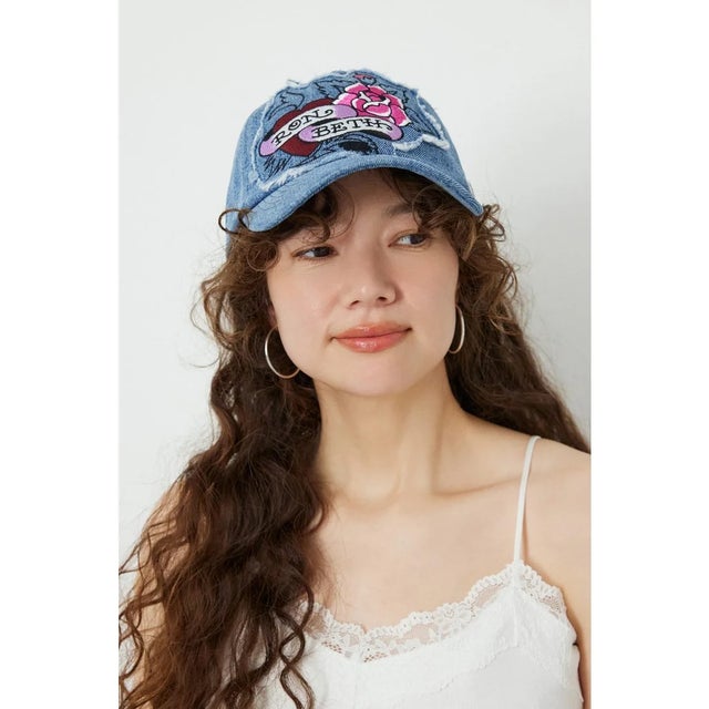 (Ed Hardy)キャップ BLU
