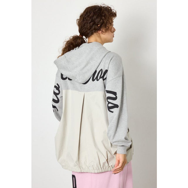 ドッキングスクリプトロゴZIPパーカー T.GRY