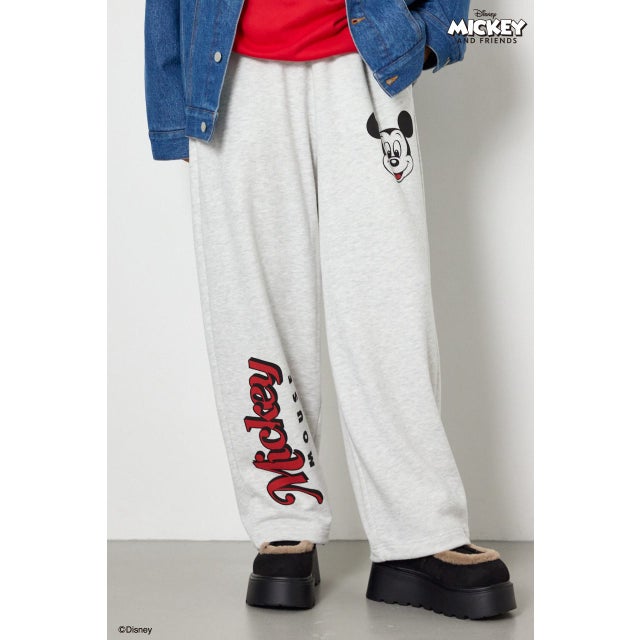 (ミッキー＆フレンズ)スウェットパンツ L/T.GRY1