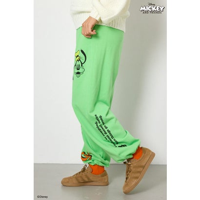 (ミッキー＆フレンズ)スウェットパンツ GRN｜詳細画像