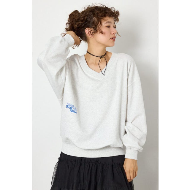 2WAYルーズスウェット L/T.GRY1