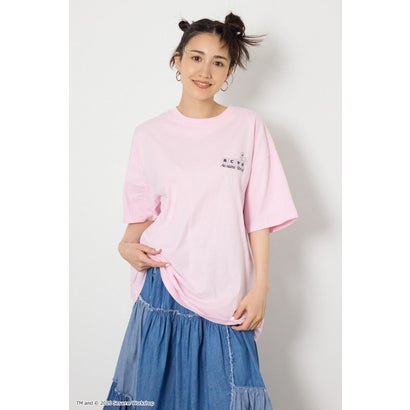 （UNISEX）(SESAMESTREET)GoodLuckTシャツ L/PNK1｜詳細画像