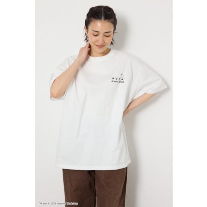 （UNISEX）(SESAMESTREET)GoodLuckTシャツ L/PNK1｜詳細画像