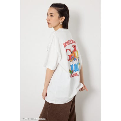 （UNISEX）(SESAMESTREET)GoodLuckTシャツ KHA｜詳細画像