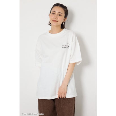 （UNISEX）(SESAMESTREET)GoodLuckTシャツ KHA｜詳細画像