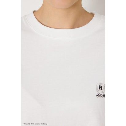 （UNISEX）(SESAMESTREET)GoodLuckTシャツ WHT｜詳細画像