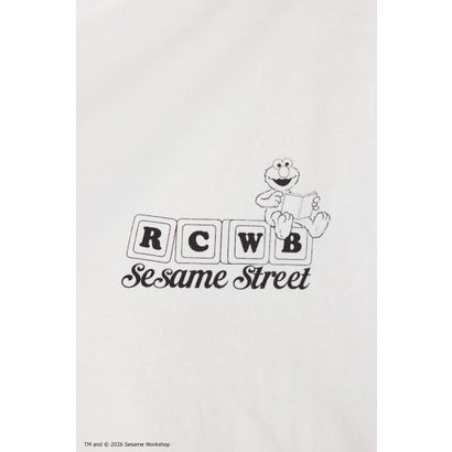 （UNISEX）(SESAMESTREET)GoodLuckTシャツ WHT｜詳細画像