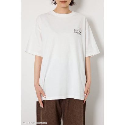 （UNISEX）(SESAMESTREET)GoodLuckTシャツ WHT｜詳細画像