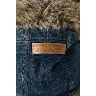 FUR HOODED ワークジャケット BLU｜詳細画像