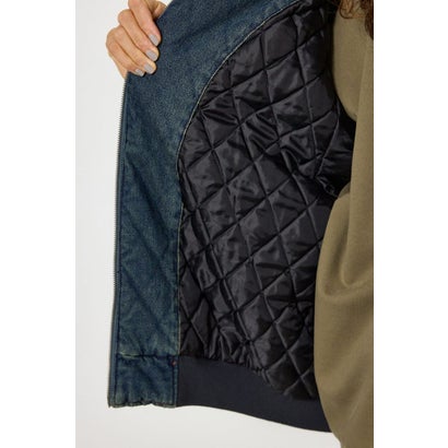 FUR HOODED ワークジャケット BLU｜詳細画像