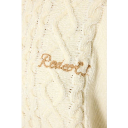モールニットEMBROIDERYロゴトップス L/PNK1｜詳細画像