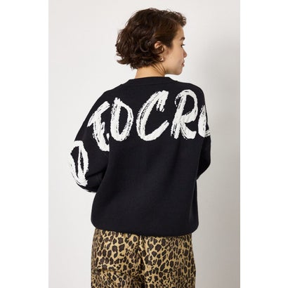 SWELL LOGO KNITトップス BLK｜詳細画像