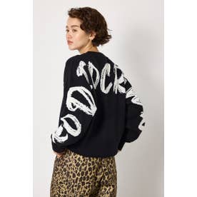 SWELL LOGO KNITトップス BLK