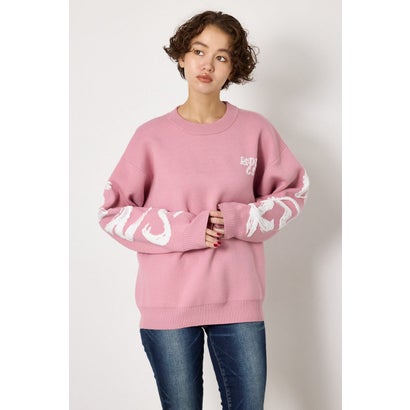 SWELL LOGO KNITトップス L/PNK1｜詳細画像