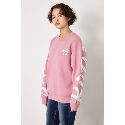 SWELL LOGO KNITトップス L/PNK1｜詳細画像