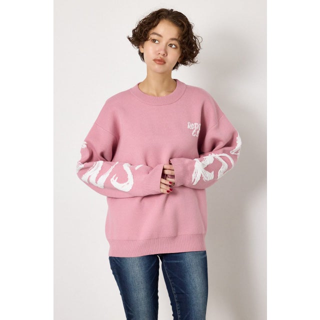 SWELL LOGO KNITトップス L/PNK1