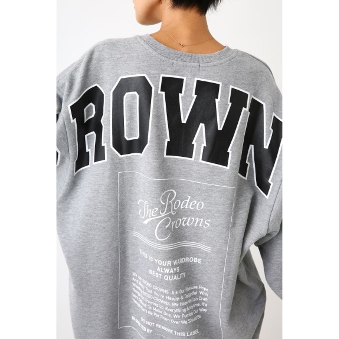 RODEO CROWNS WIDE BOWL ロゴパッチBYワンピース （O/WHT1 