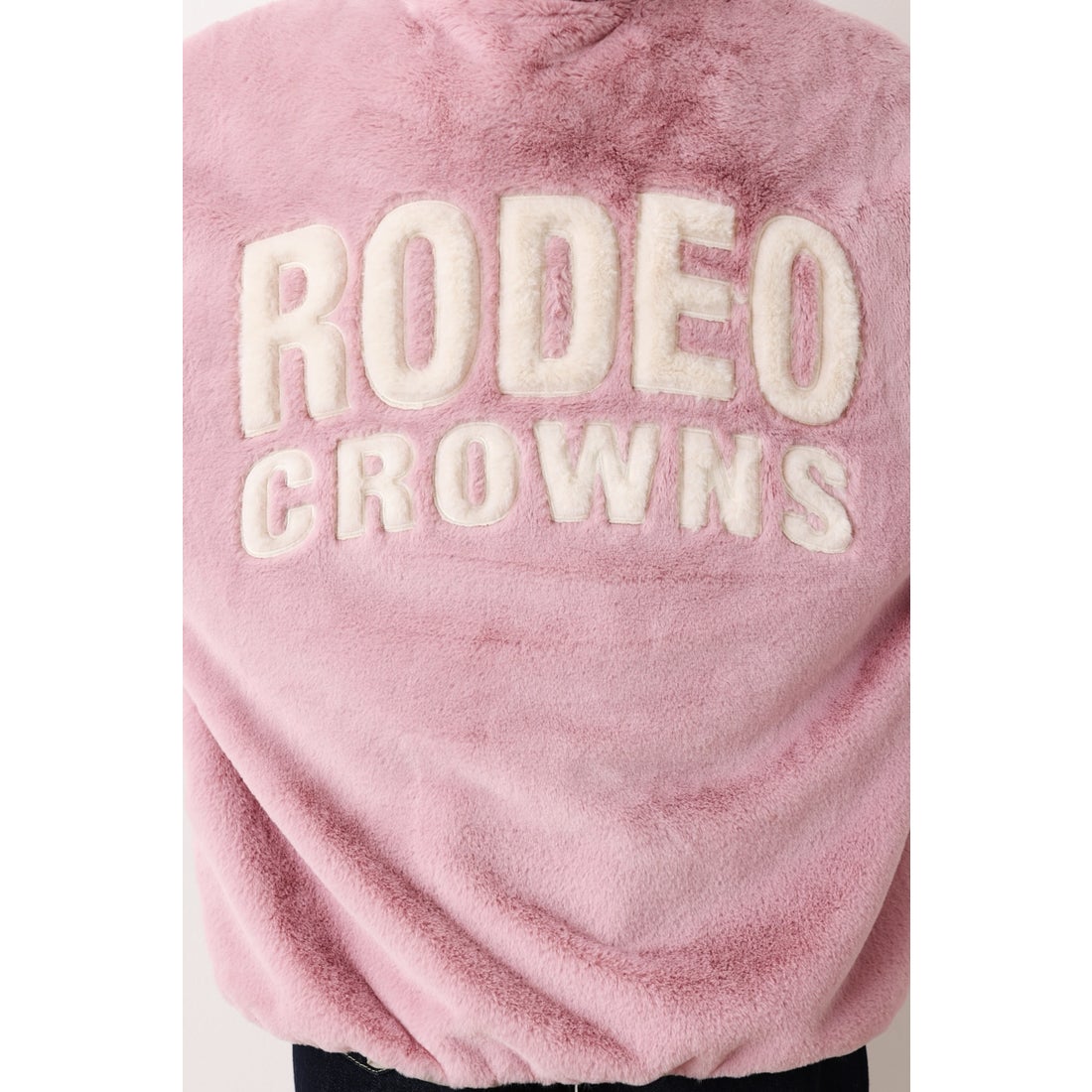 RODEO CROWNS WIDE BOWL エコファーロゴブルゾン L/PUR1 -ファッション