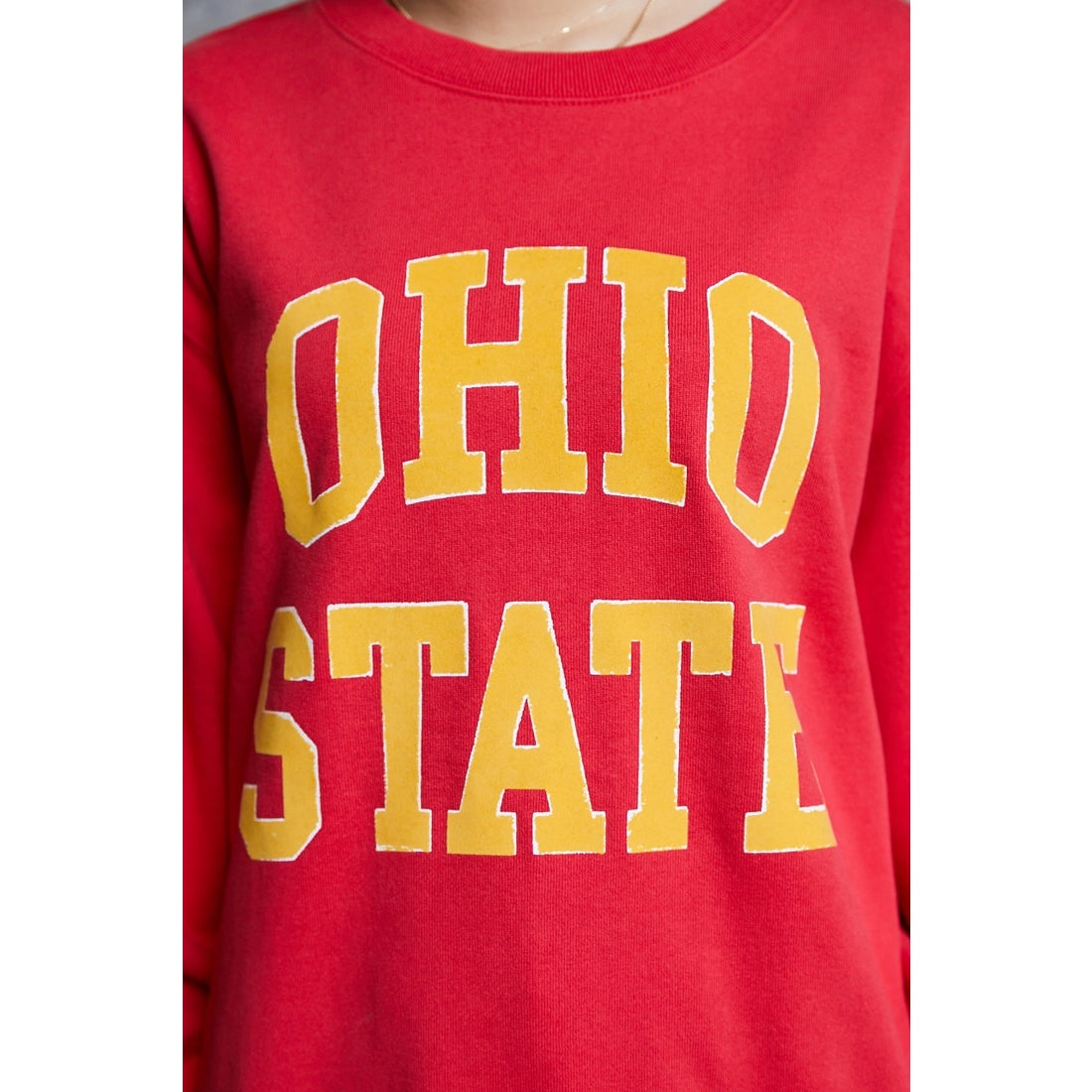 RODEO CROWNS WIDE BOWL GOOD OLD college Big スウェット RED 