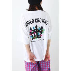 Crowns Flower Tシャツ WHT