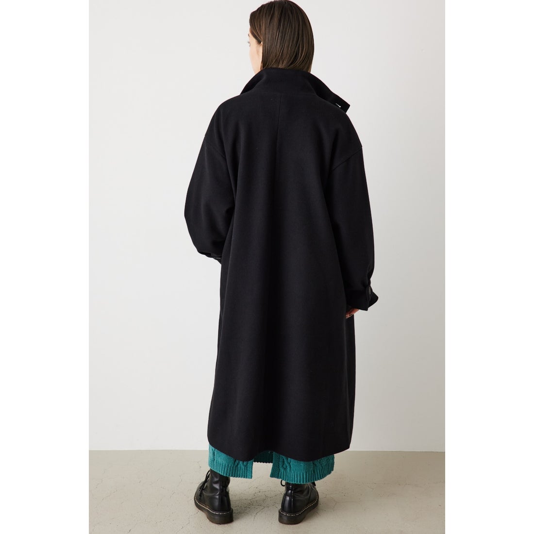 RODEO CROWNS WIDE BOWL バラクラバSETロングコート BLK -ファッション 