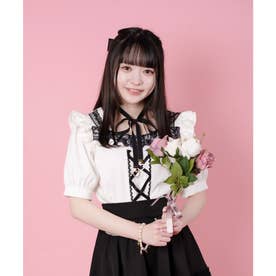 ロジータ ROJITA キラキラハートチョーカーブラウス （ホワイト 