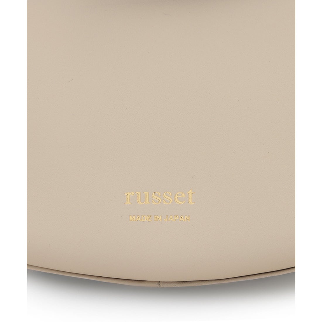 ラシット russet レザーハーフムーン（CEー1519） （Ivory