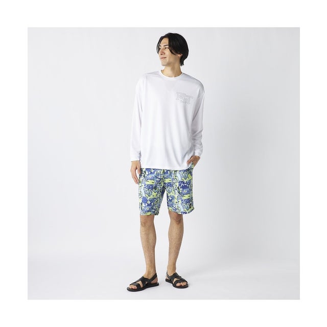 /メンズ/メンズRUSTYナガソデUVTシャツ （WT）