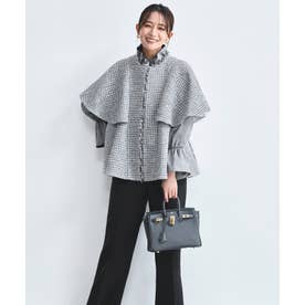 ルイルエブティック RUIRUE BOUTIQUE ツイード ケープ ジャケット
