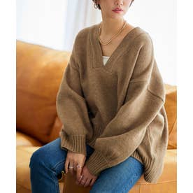 ルイルエブティック RUIRUE BOUTIQUE Vネックオーバーサイズニット