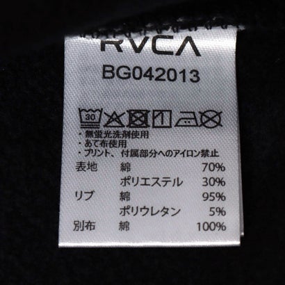 BACK SIDE ARCH RVCA CR Crew Pullover （BLK）｜詳細画像