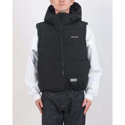 ルーカ RVCA BACK PATCH PUFFER VEST （BLK）｜詳細画像