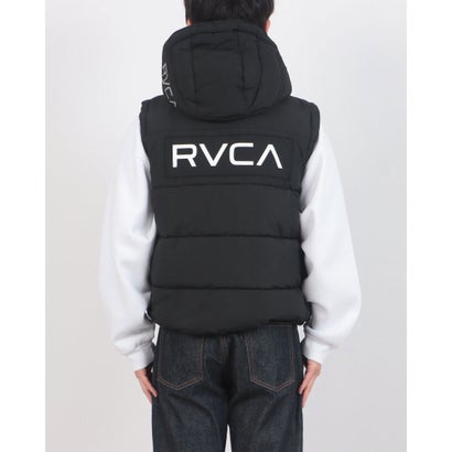ルーカ RVCA BACK PATCH PUFFER VEST （BLK）｜詳細画像