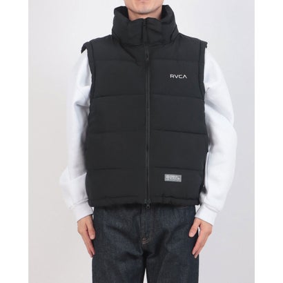ルーカ RVCA BACK PATCH PUFFER VEST （BLK）｜詳細画像