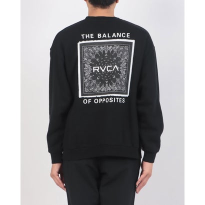 ルーカ RVCA BANDANA BALANCE CRAST CR Crew Pullover （BLK）｜詳細画像