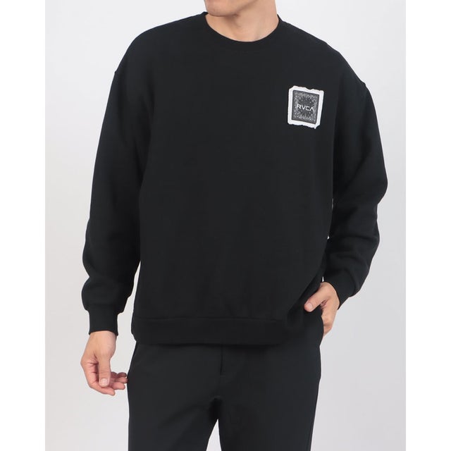 BANDANA BALANCE CRAST CR Crew Pullover （BLK）