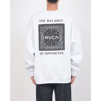 ルーカ RVCA BANDANA BALANCE CRAST CR Crew Pullover （WHT）｜詳細画像