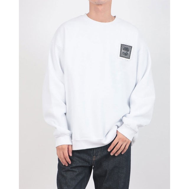 BANDANA BALANCE CRAST CR Crew Pullover （WHT）