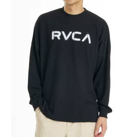 長袖 Tシャツ ロンT メンズ ワッフルTシャツ DAY （BLK）