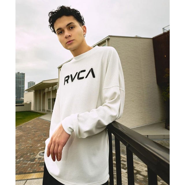 長袖 Tシャツ ロンT メンズ ワッフルTシャツ DAY （OFW）