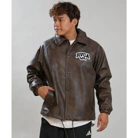 ジャケット メンズ フェイクレザー FAKE LETHER COACH （MOC）