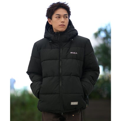 ルーカ RVCA ジャケット メンズ ロゴ バックプリント 中綿 軽量 （BLK）｜詳細画像