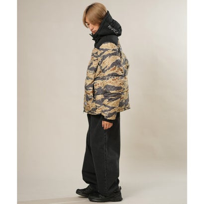 ルーカ RVCA ジャケット メンズ ロゴ バックプリント 中綿 軽量 （BLK）｜詳細画像