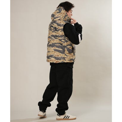 ルーカ RVCA ベスト メンズ ロゴ バックプリント 中綿 軽量 （BLK）｜詳細画像